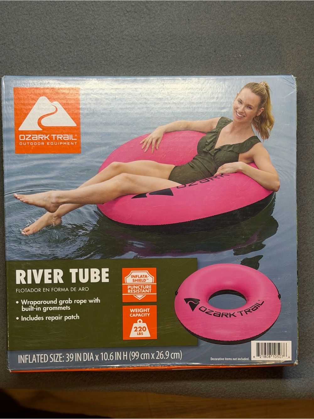 Ozark Trail Pink River Tube Float